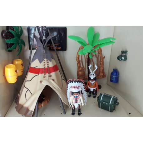 Kit Bonecos Tribo Indígena